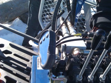 Ovládání hydraulické ruky Avesta 4.2 H