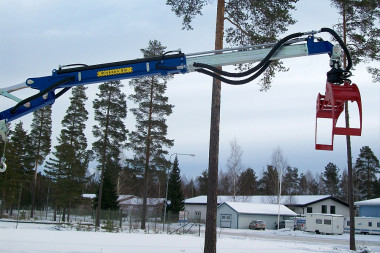 Hydraulická ruka na přívěsy za čtyřkolky