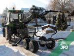 Malotraktor a vyvážečka Vahva Jussi