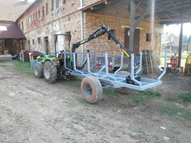 Vyvážečka za malotraktor