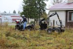 Vyvážečka pro pracovní čtyřkolky a malotraktory
