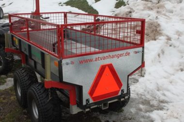 Zvýšené bočnice - Přívěs za čtyřkolku Profi - Dělník